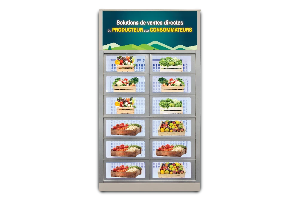 Casier frais large rempli